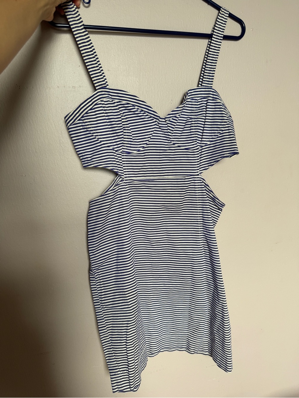 Kimchi Blue Blue & White Striped Dress